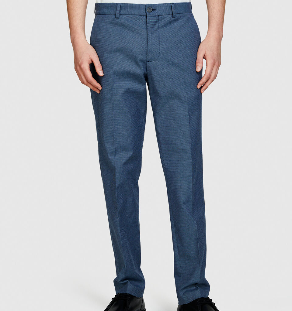 Formal trousers - men's slim fit trousers - Blue | Sisley image number 4